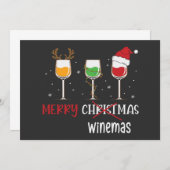 Invitation Joyeux Winemas (Devant / Derrière)