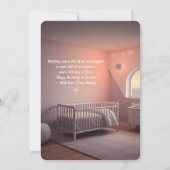 Invitation Joyful Baby Birthday Card - Téléchargement instant (Dos)