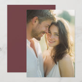 Invitation Joyful Neutral Candid Photo (Devant / Derrière)