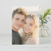 Invitation Joyful Warm Realistic Photo (Debout devant)