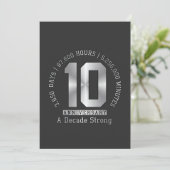 Invitation Jubilé des 10 ans - Une décennie de force (Debout devant)