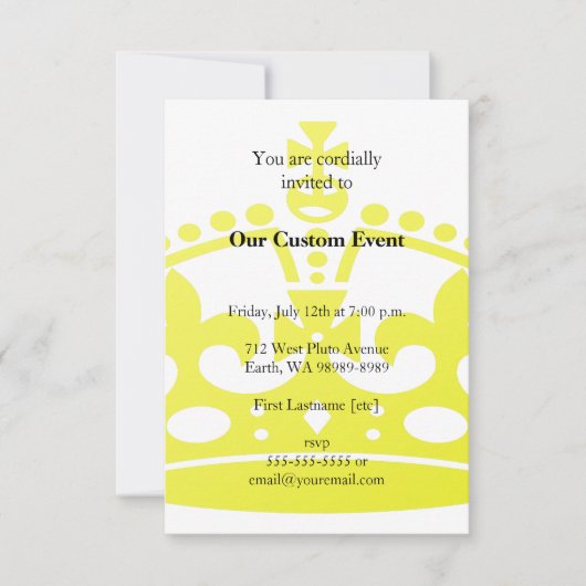 Invitation Jubilé d'or (Devant)