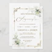 Invitation Jubilé d'or personnalisable (Devant / Derrière)