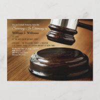 Jugement Gavel et bloc sain Jurer-Dans