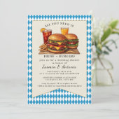 Invitation Juice et Burgers (Debout devant)