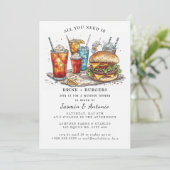 Invitation Juice et Burgers (Debout devant)