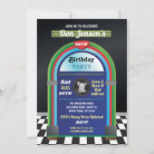 Invitation Jukebox Anniversaire Musique 40e Diner Cinquante R (Devant)