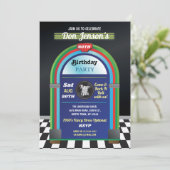 Invitation Jukebox Anniversaire Musique 40e Diner Cinquante R (Debout devant)