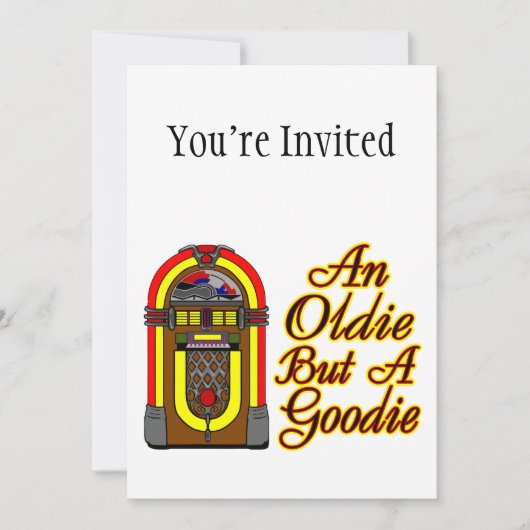 Invitation Jukebox Un Oldie Mais Un Goodie (Devant)