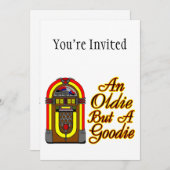 Invitation Jukebox Un Oldie Mais Un Goodie (Devant / Derrière)