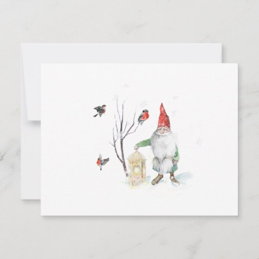 Invitation Jul Svensk Gnomes (Dos)