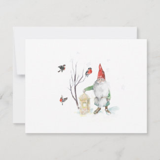 Invitation Jul Svensk Gnomes