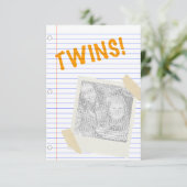 Invitation jumeaux (Debout devant)