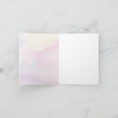 Invitation Jumeaux attendus : Boho floral & lavande aquarelle (Intérieur)