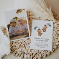 Jumeaux - Casquettes de la fête des ours - 1er ann