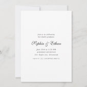 Invitation Jumeaux Ils L'Ont Fait | Double Grad Party 2025 Ph (Dos)