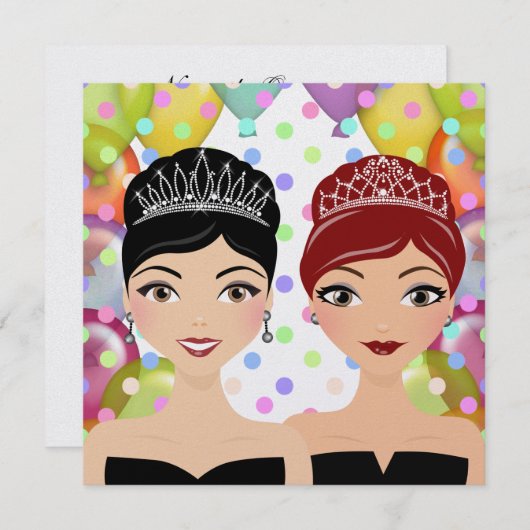 Invitation Jumeaux - SRF (Devant / Derrière)