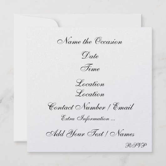 Invitation Jumeaux - SRF (Dos)