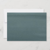 Invitation Jumelage or moderne Brunch & Fleurs mousseuses (Dos)