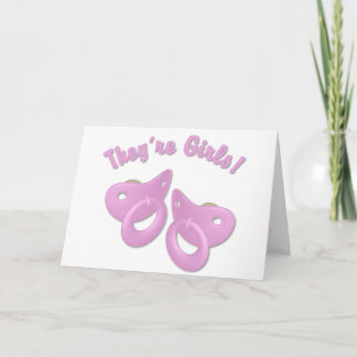 Invitation jumelle de baby shower de tétine de