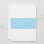 Invitation jumelle de baptême de garçons (Dos)