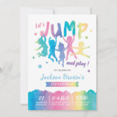 Invitation Jump Anniversaire (Devant)