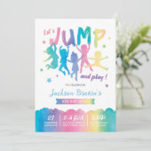 Invitation Jump Anniversaire (Debout devant)