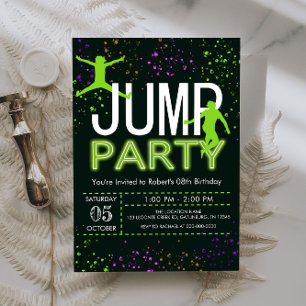 Invitation Jump Anniversaire