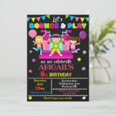 Invitation Jump anniversaire fille invitation de l (Debout devant)