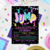 Invitation Jump Anniversaire Jumping Trampoline Pa