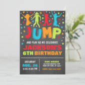 Invitation Jump Anniversaire, Trampoline Bounce Ho (Debout devant)