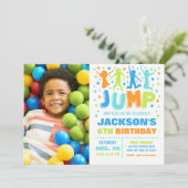 Invitation Jump Anniversaire, Trampoline Bounce Ho (Debout devant)