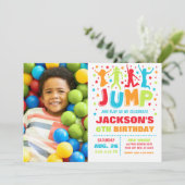 Invitation Jump Anniversaire, Trampoline Bounce Ho (Debout devant)