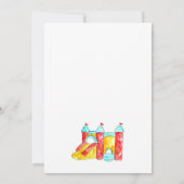 Invitation Jump Bounce House Trampoline Park Anniversaire (Dos)