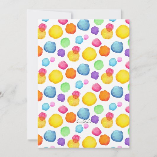 Invitation Jump Jouer Anniversaire (Dos)