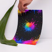 Invitation Jump Party - Neon Splash Anniversaire