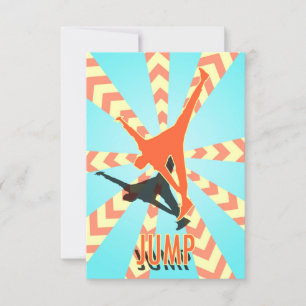 Invitation "JUMP" pour enfants