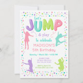 Invitation Jump Trampoline Bounce Party (Devant)