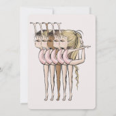 Invitation Jump & Tumble Gymnastics 5th Birthday Party (Dos)