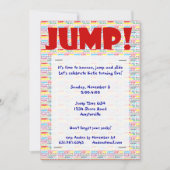 Invitation Jump Words (Devant)