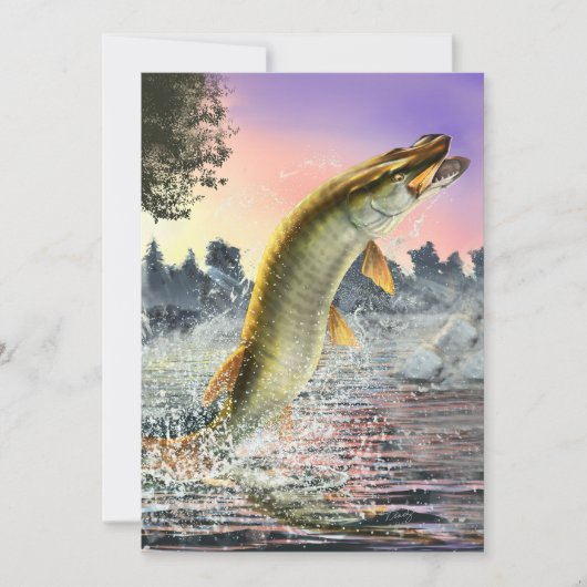 Invitation Jumping Walleye (Devant)