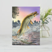 Invitation Jumping Walleye (Debout devant)