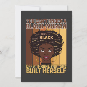 Invitation JunetDix Melanin ne peut pas frapper une femme noi