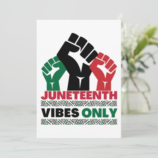 Invitation Junetdix vibes seulement mélanine hommes femmes en (Debout devant)