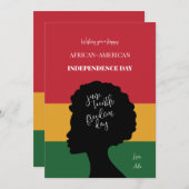 Invitation Juneteenth (Devant / Derrière)