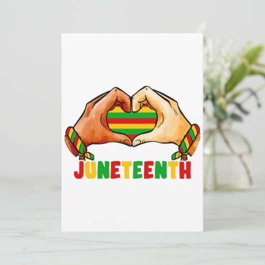 Invitation Junetten Heart (Debout devant)