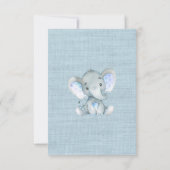 Invitation Jungle Animaux Baby shower Déchets Raffle Ticket (Dos)