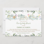 Invitation Jungle Animaux Voitures Végétation Conduite Par Ba (Devant)