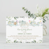 Invitation Jungle Animaux Voitures Végétation Conduite Par Ba (Debout devant)