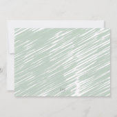 Invitation Jungle Aquarelle Giraffe Elephant baby shower (Dos)